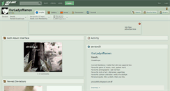 Desktop Screenshot of ourladyoframen.deviantart.com