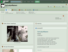 Tablet Screenshot of ourladyoframen.deviantart.com
