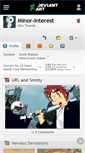 Mobile Screenshot of minor-interest.deviantart.com