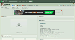 Desktop Screenshot of fur-sophie.deviantart.com