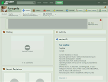 Tablet Screenshot of fur-sophie.deviantart.com
