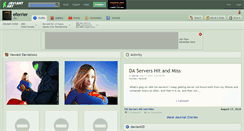 Desktop Screenshot of eferrier.deviantart.com