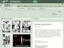 Tablet Screenshot of oorosco.deviantart.com