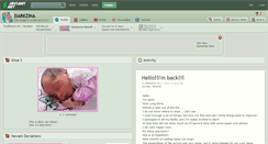 Desktop Screenshot of darkzina.deviantart.com