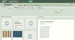 Desktop Screenshot of candidcandy.deviantart.com