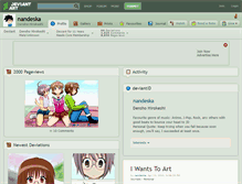 Tablet Screenshot of nandeska.deviantart.com