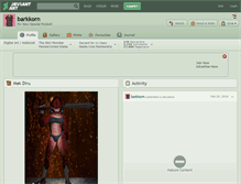 Tablet Screenshot of barkkorn.deviantart.com