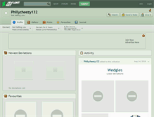 Tablet Screenshot of phillycheezy132.deviantart.com