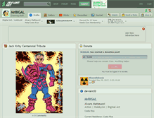 Tablet Screenshot of mrbigal.deviantart.com