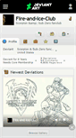Mobile Screenshot of fire-and-ice-club.deviantart.com