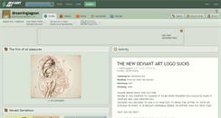 Desktop Screenshot of dreaminglagoon.deviantart.com