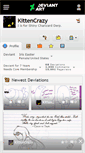 Mobile Screenshot of kittencrazy.deviantart.com