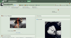 Desktop Screenshot of marcelademeter.deviantart.com
