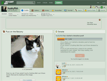 Tablet Screenshot of huskyfish.deviantart.com
