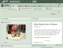 Tablet Screenshot of ortis34.deviantart.com