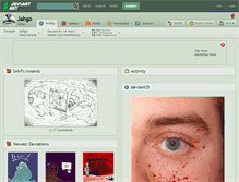 Tablet Screenshot of jahgo.deviantart.com