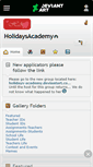 Mobile Screenshot of holidaysacademy.deviantart.com