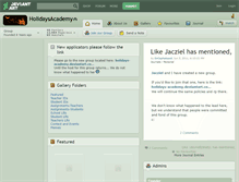 Tablet Screenshot of holidaysacademy.deviantart.com