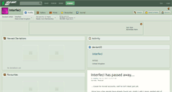 Desktop Screenshot of interfeci.deviantart.com
