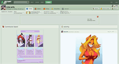 Desktop Screenshot of line-arts.deviantart.com
