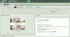 Desktop Screenshot of beorange.deviantart.com