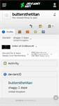 Mobile Screenshot of buttersthetitan.deviantart.com