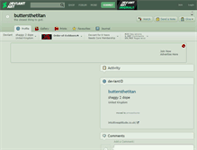 Tablet Screenshot of buttersthetitan.deviantart.com