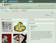 Tablet Screenshot of glauciah112.deviantart.com