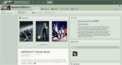 Desktop Screenshot of durarara-cosplay.deviantart.com