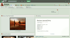 Desktop Screenshot of horselips.deviantart.com