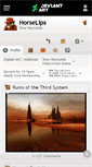 Mobile Screenshot of horselips.deviantart.com