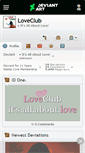 Mobile Screenshot of loveclub.deviantart.com