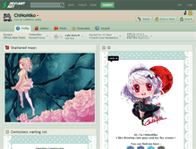Tablet Screenshot of chinomiko.deviantart.com