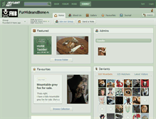 Tablet Screenshot of furhideandbone.deviantart.com