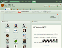 Tablet Screenshot of ilovechibi123.deviantart.com