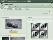 Tablet Screenshot of designsbyaaron.deviantart.com