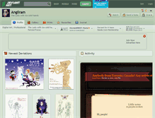 Tablet Screenshot of angilram.deviantart.com