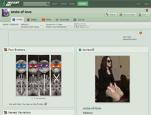 Tablet Screenshot of erote-of-love.deviantart.com