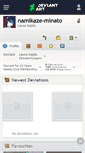 Mobile Screenshot of namikaze-minato.deviantart.com