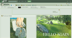 Desktop Screenshot of bethelina.deviantart.com