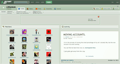 Desktop Screenshot of littlemnm.deviantart.com