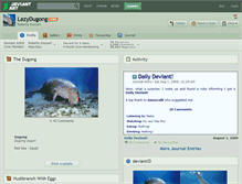 Tablet Screenshot of lazydugong.deviantart.com