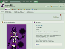 Tablet Screenshot of amazon211.deviantart.com