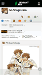 Mobile Screenshot of go-shogawara.deviantart.com