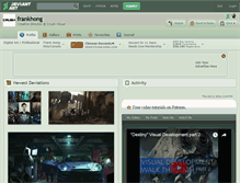 Tablet Screenshot of frankhong.deviantart.com