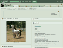 Tablet Screenshot of photopolis.deviantart.com
