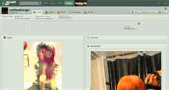 Desktop Screenshot of lostdeathangel.deviantart.com