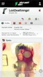 Mobile Screenshot of lostdeathangel.deviantart.com