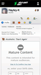 Mobile Screenshot of hayley-k.deviantart.com