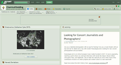 Desktop Screenshot of chemicalwedding.deviantart.com